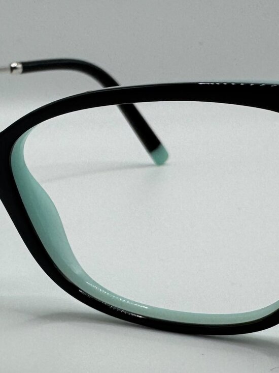 Tiffany & Co TF2207 8055 Eyeglass Frames Black Blue Italy w/ Case main image 10